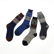 High quality fleece thickened men's long socks